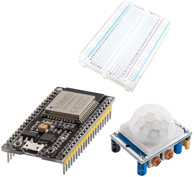 AZ-Delivery Bewegungsmelder Set mit ESP32 und HC-SR501 kompatibel mit Arduino