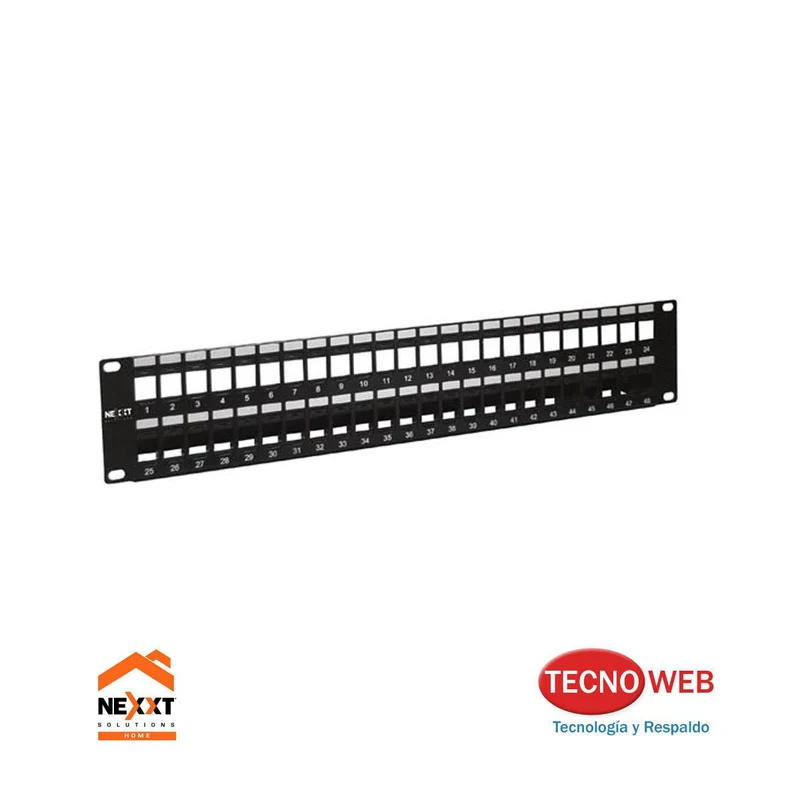 Patch Panel Modular 48 Puertos Nexxt Aw192nxt41