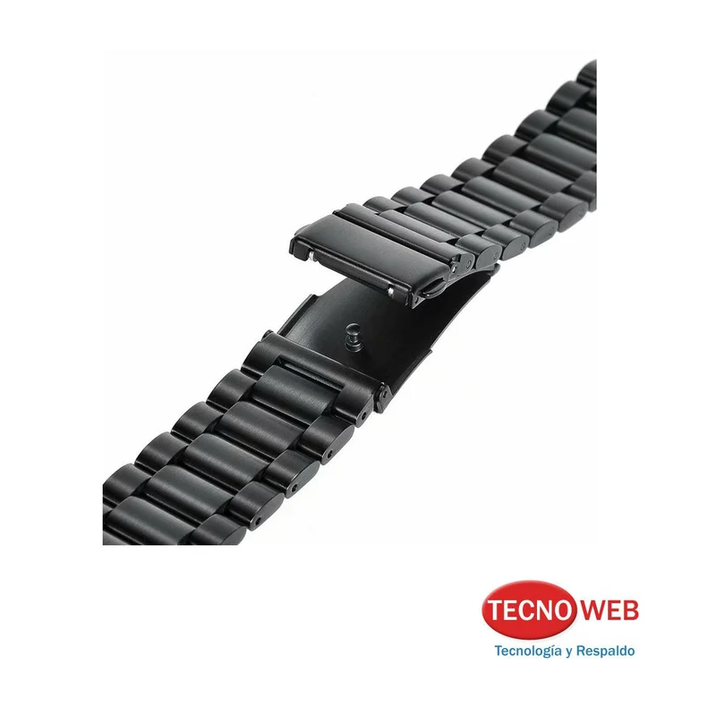 Malla Metálica Negra Para Reloj Garmin Fenix 5 6 Y 935