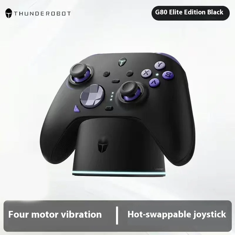 Thunderobot G80 Ultimate Gamepad Wired/2.4G/Bluetooth Tri-Mode For NS Quad Motor Hall Joystick Gaming Controller