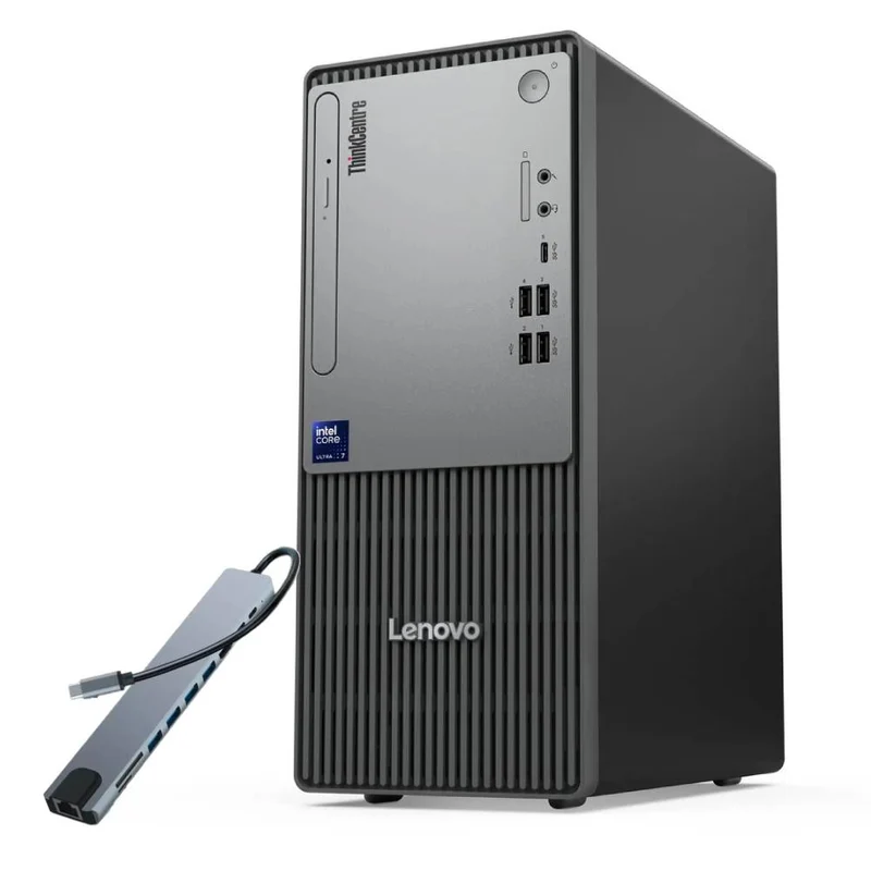 Lenovo ThinkCentre Neo 50t Gen 6 Tower Bundle | Intel Core Ultra 5 225 | SSD 512GB | Ram 32GB | Windows 11 Pro + Office 2024 + Docking 10-in-1