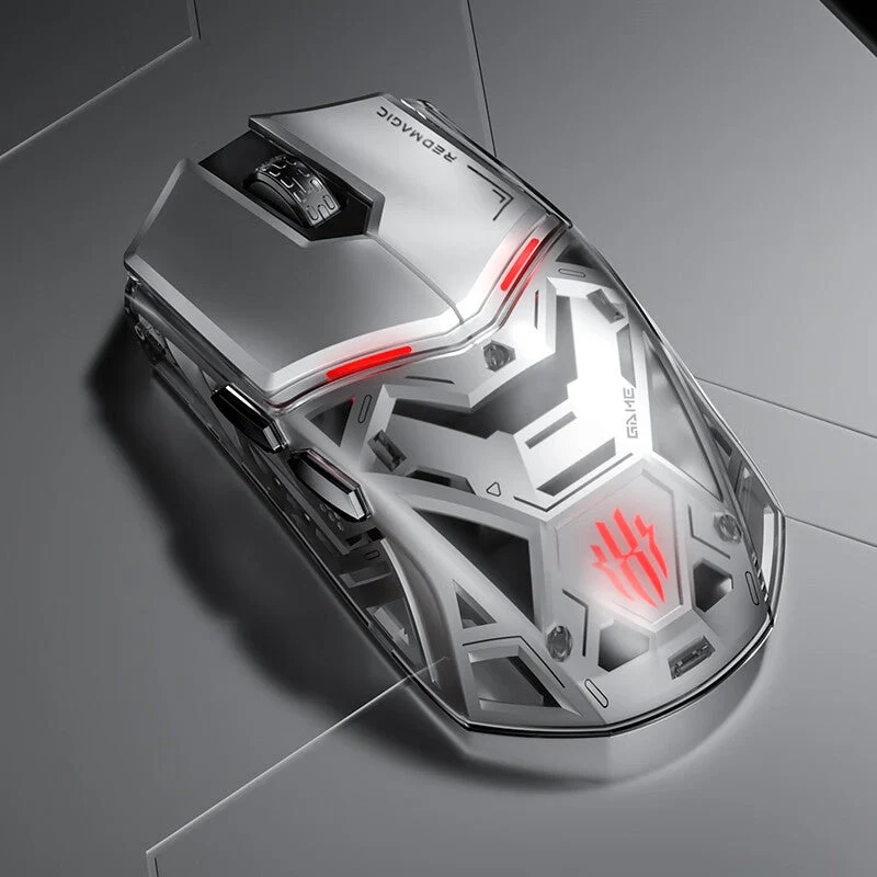 Nubia Redmagic Gaming Mouse PixArt PAW3395 Sensor Tri-mode Connectivity GM8.0 450mAh