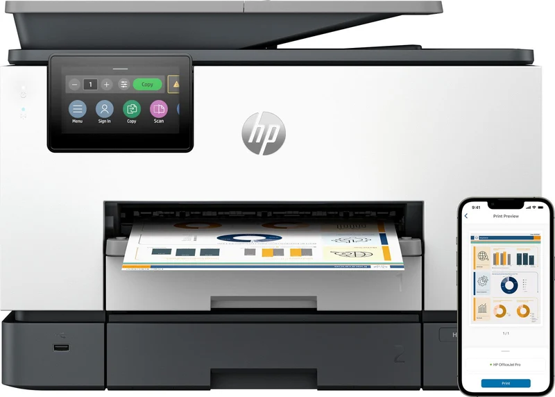 Oj Pro 9130B Mfp Fax 25/16Pm Et/W Adf Scan Fr 500F