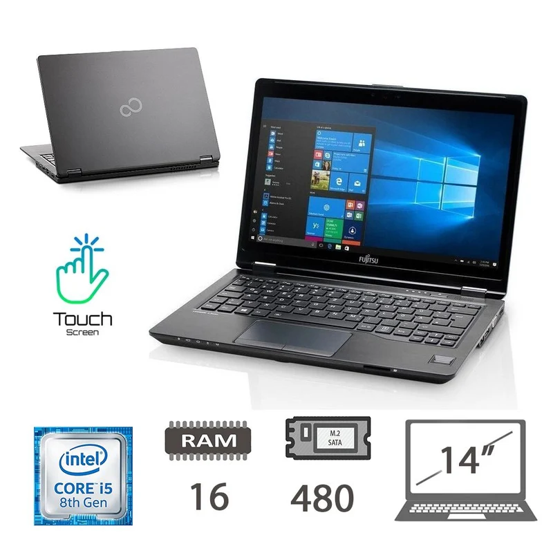 Fujitsu U748 Ts - I5-8350U/16/M2-Sata480