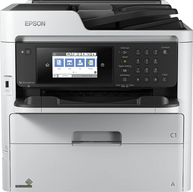 Epson WorkForce Pro WF-C579R Stampante Multifunzione a Colori InkJet A4 4800 DPI 24ppm con Sistema RIPS