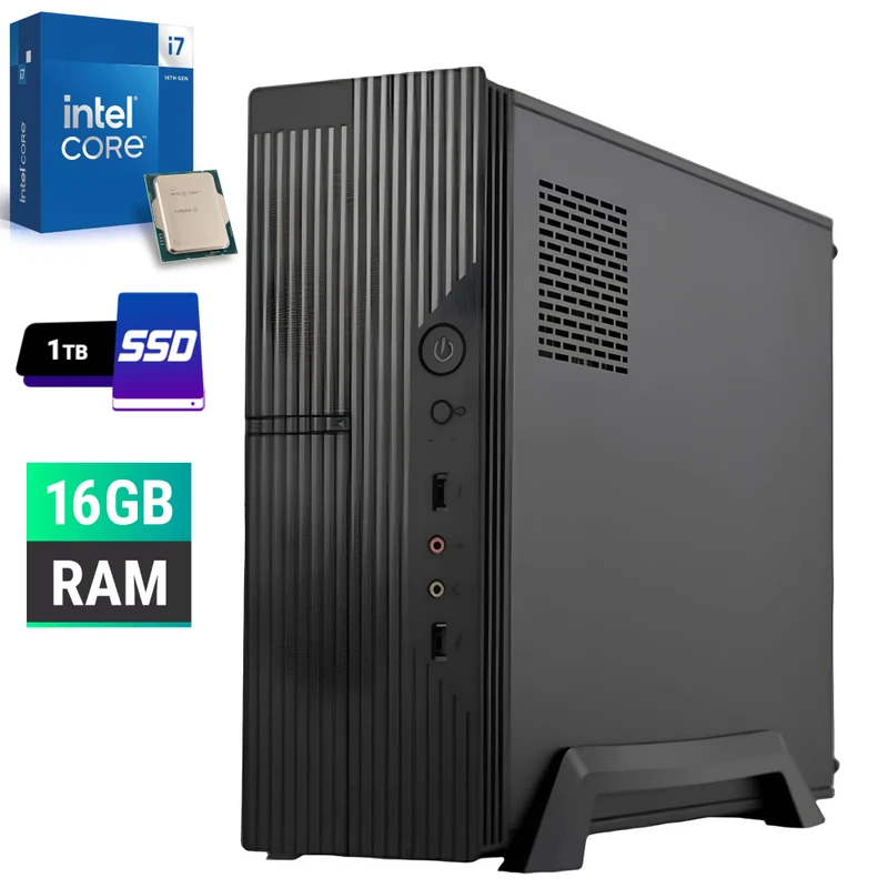 PC Assemblato Computers Parts | Intel Core i7-14700 | Ram 16GB RAM | SSD 1TB | FreeDOS Prodotto NUOVO