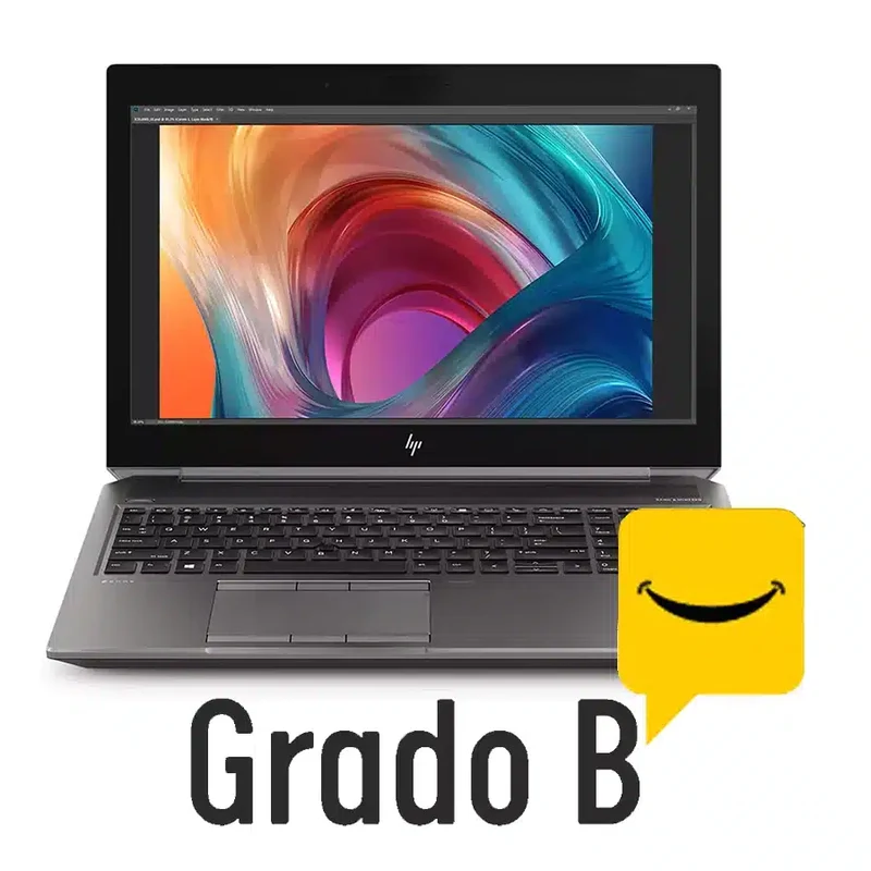 HP ZBook 15 G6 Workstation Mobile | Intel Core i7-9850H | Ram 32GB | SSD 512GB | HDMI WiFi 6 Bluetooth Windows 11 Pro Nvidia Quadro T1000 Grado B