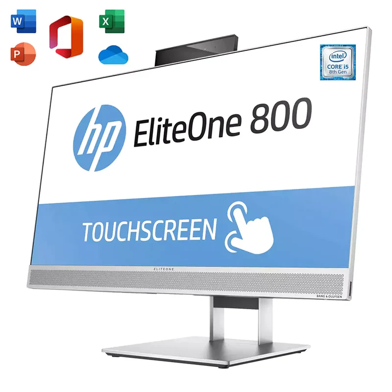 HP EliteOne 800 G4 All In One 24″ FullHD Touch Screen | Intel Core Ottava Gen | Ram 32GB | SSD 4TB | WiFi Windows 11 Pro Microsoft Office 2021