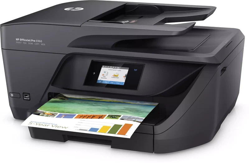 HP OfficeJet Pro 6960 T0F32A Multifunzione getto d'inchiostro A4 a colori 1200DPI fino a 30ppm Fronte/Retro automatico Fax WiFi Rete La soluzione definitiva per la tua attività