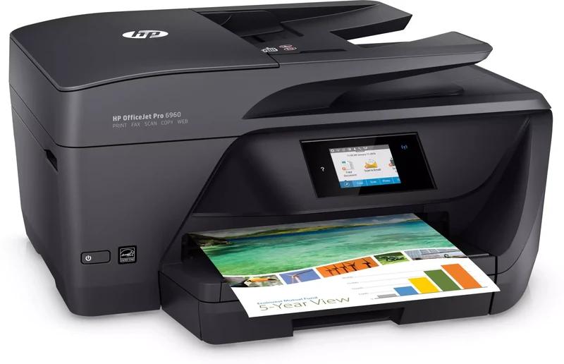 HP OfficeJet Pro 6960 T0F32A Multifunzione getto d'inchiostro A4 a colori 1200DPI fino a 30ppm Fronte/Retro automatico Fax WiFi Rete La soluzione definitiva per la tua attività