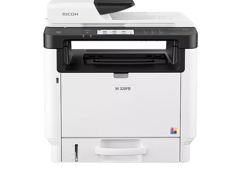 Ricoh M 320FB Multifunzione laser A4 Monocromatica B/N 32ppm 1200x1200 DPI Duplex Fronte/Retro automatico Fax USB WiFi Prodotto Nuovo