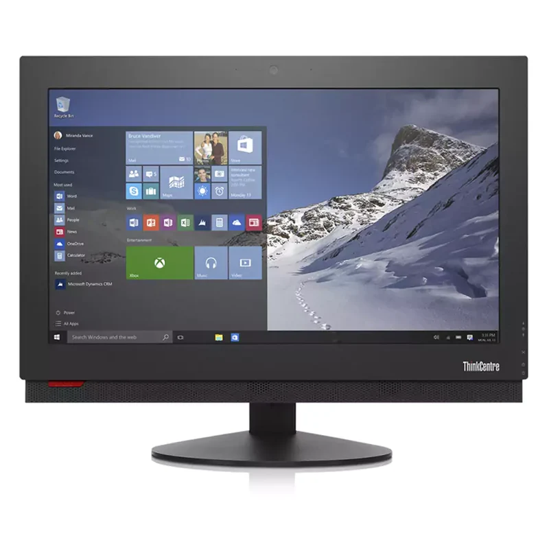 Lenovo ThinkCentre M700z Computer Fisso All-In-One 20" 1600x900 Pixel | Intel Core i3-6100T 3.2Ghz | Ram 8Gb | SSD 256Gb | Windows 10 Pro