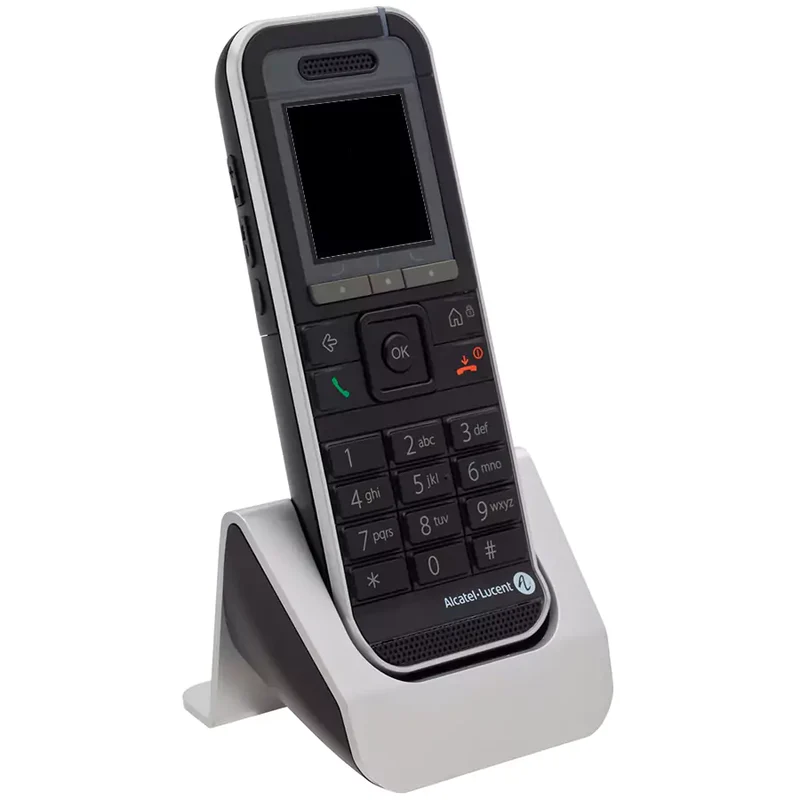 Alcatel 8232 DECT HANDSET Telefono Cordless schermo a colori vivavoce vibrazione Tecnologia DECT