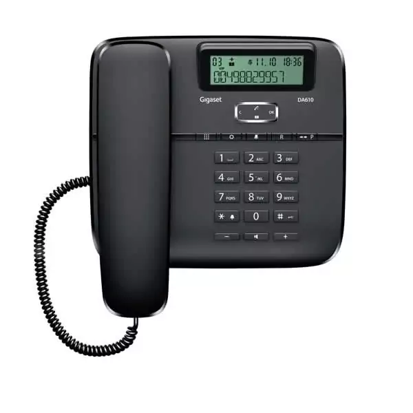 Gigaset DA610 Telefono Fisso linea analogica Rubrica Vivavoce Blocco chiamate 10 Melodie programmabili molto più che un semplice telefono da scrivania