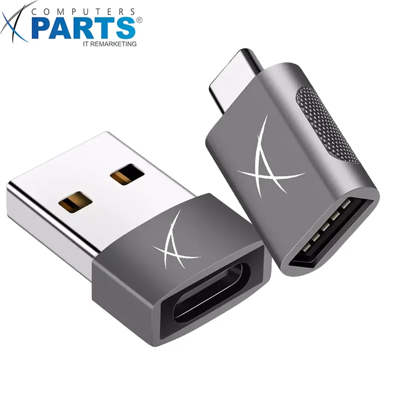 Adapters coppia di adattatori USB-A/USB Type-C Collega tutti i tuoi dispositivi a qualsiasi supporto Ricarica e trasferimento dati fino a 10Gb/s