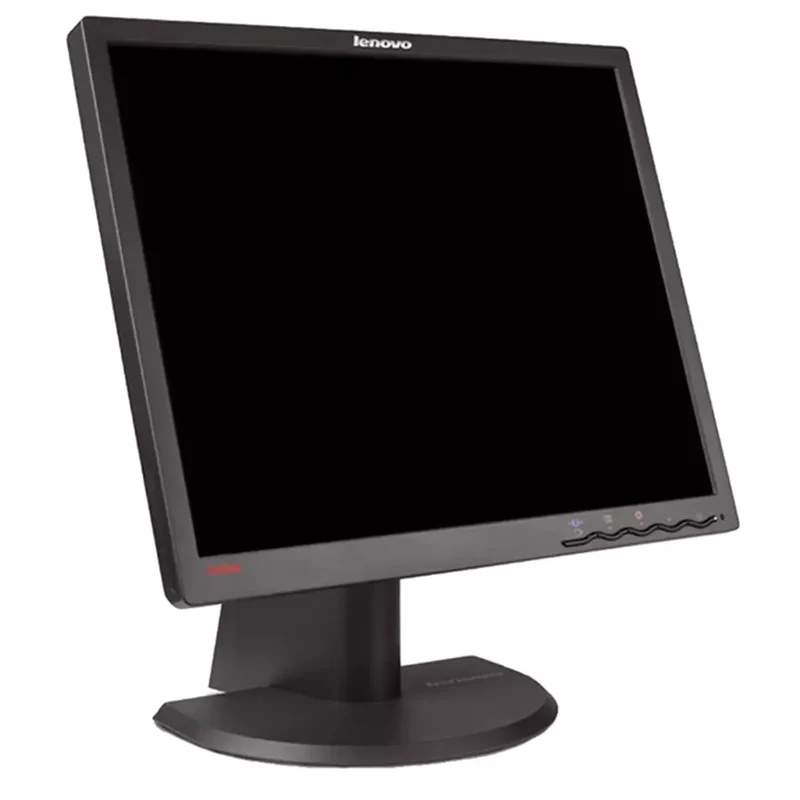 Lenovo L193PC Monitor LCD 19″ Pollici 1280×1024 Pixel Contrasto 1000:1 VGA DVI Attacco Vesa Perfetto per il tuo ufficio