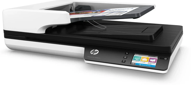 HP ScanJet Pro 4500 FN1 Scanner documentale A4 con ADF 1200x1200 DPI 60 Immagini al minuto - Il tuo partner per la digitalizzazione WiFi