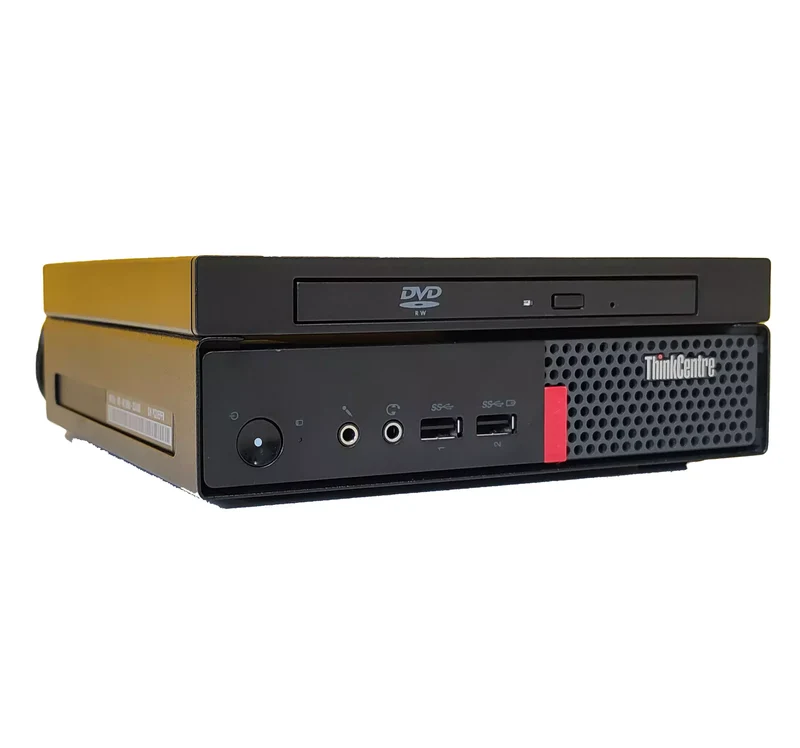 Bundle PC Lenovo ThinkCentre M910Q Mini PC | Intel Core i5-6500T | Windows 11 Pro Attacco VESA e DVD Monitor LED AOC 22P1W 22″ FullHD e Kit Mouse e Tastiera