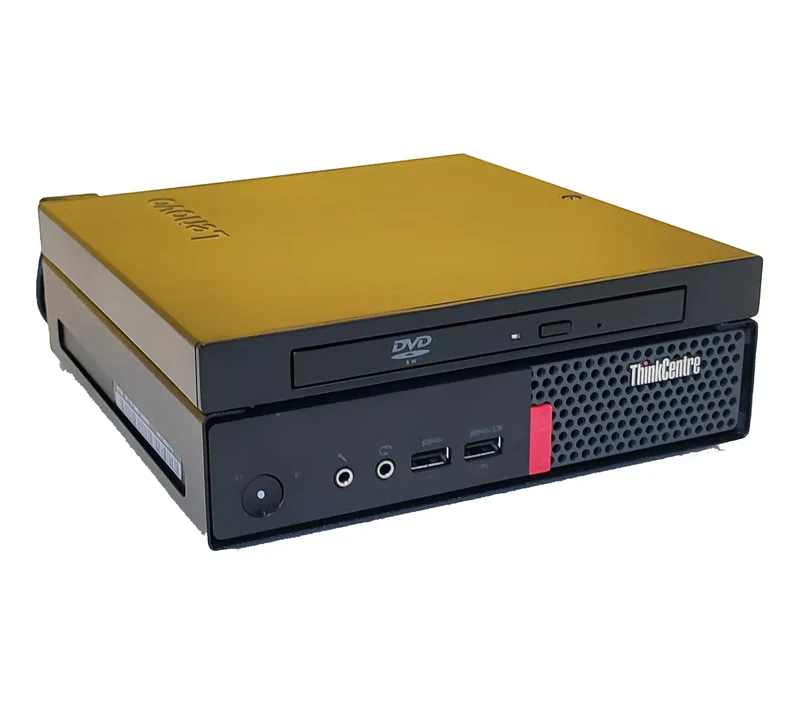 Bundle PC Lenovo ThinkCentre M910Q Mini PC | Intel Core i5-6500T | Windows 11 Pro Attacco VESA e DVD Monitor LED AOC 22P1W 22″ FullHD e Kit Mouse e Tastiera