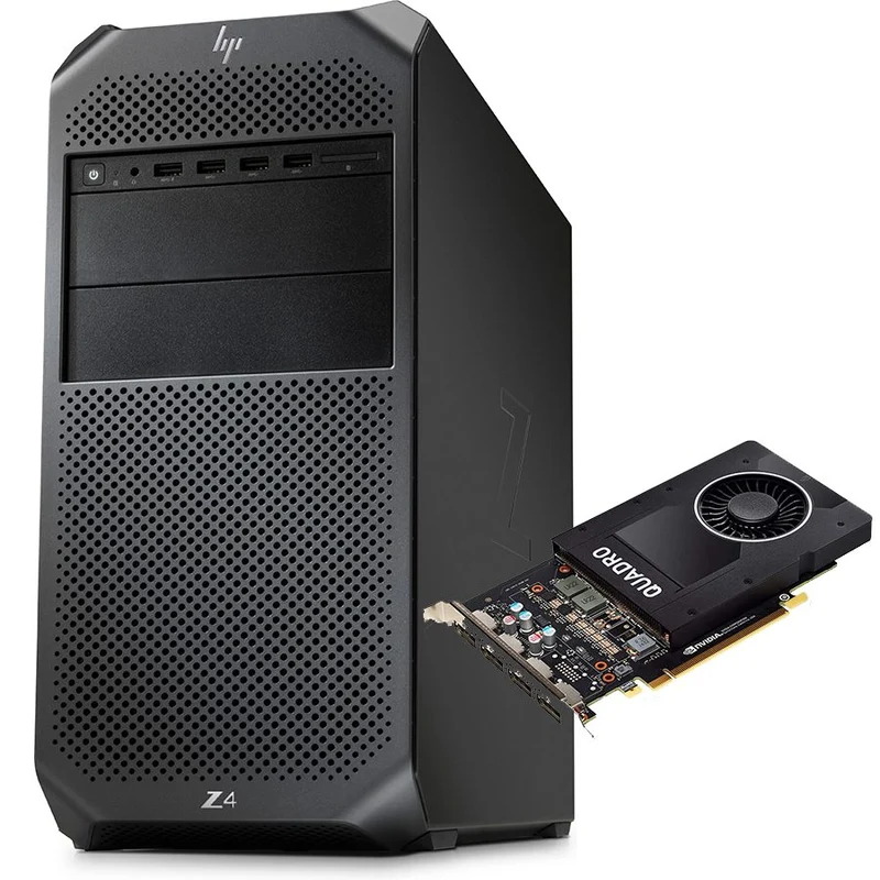 HP Z4 G4 Workstation Tower | Intel Xeon W-2123 3.6Ghz | Ram 32Gb | SSD 512GB | Nvidia Quadro P2000 | Windows 11 Pro La workstation senza rivali