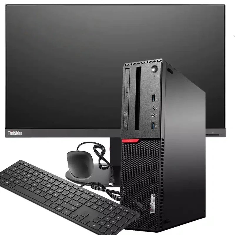 Bundle Lenovo ThinkCentre M720s PC Ricondizionato SFF | Intel Core i5 8500 | Ram 16Gb | SSD 512 Gb | Monitor Lenovo ThinkVision T24i-10 IPS 24″ Full HD Kit Mouse e tastiera