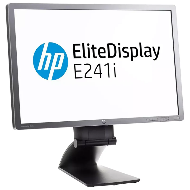 HP EliteDisplay E241i Monitor ricondizionato 24" 1920x1200 Pixel FullHD LED IPS Luminosità 250 cd/m² Tempo di risposta 8ms USB VGA DVI Display Port