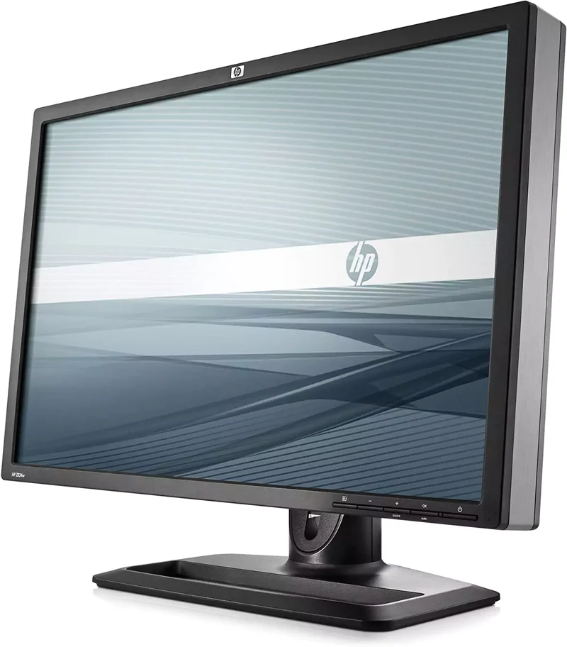 HP ZR24w Monitor 24" 1920x1200 Pixel Full HD Luminosità 400 cd/m² Tempo di risposta 7ms USB VGA Display Port DVI