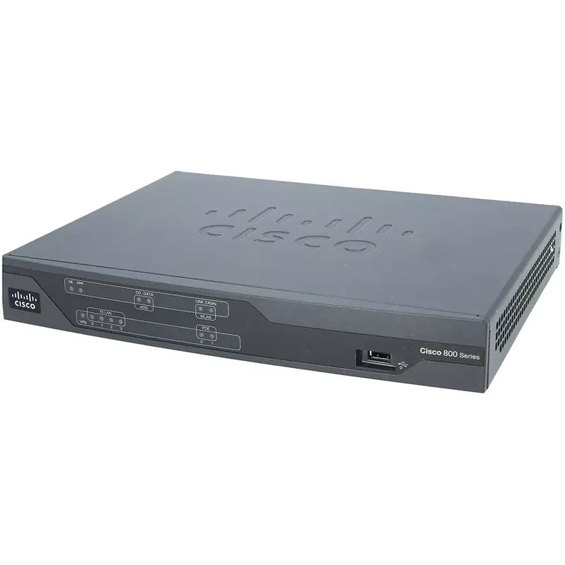 Cisco C887 Router Integrato VDSL/ADSL Multimodale Switch Managed 4 Porte 10/100 Perfetto per piccoli ambienti di rete