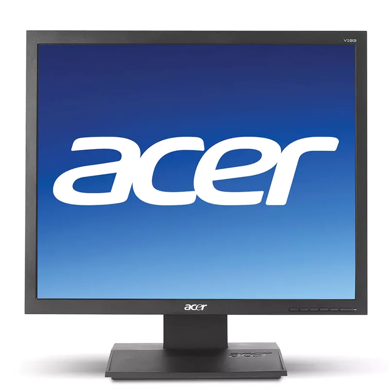 Acer V193 Monitor LCD 19″ Pollici 1280×1024 Pixel Tempo di risposta 5ms Luminosità 300cd/m2 Contrasto 2000:1 VGA Casse Audio