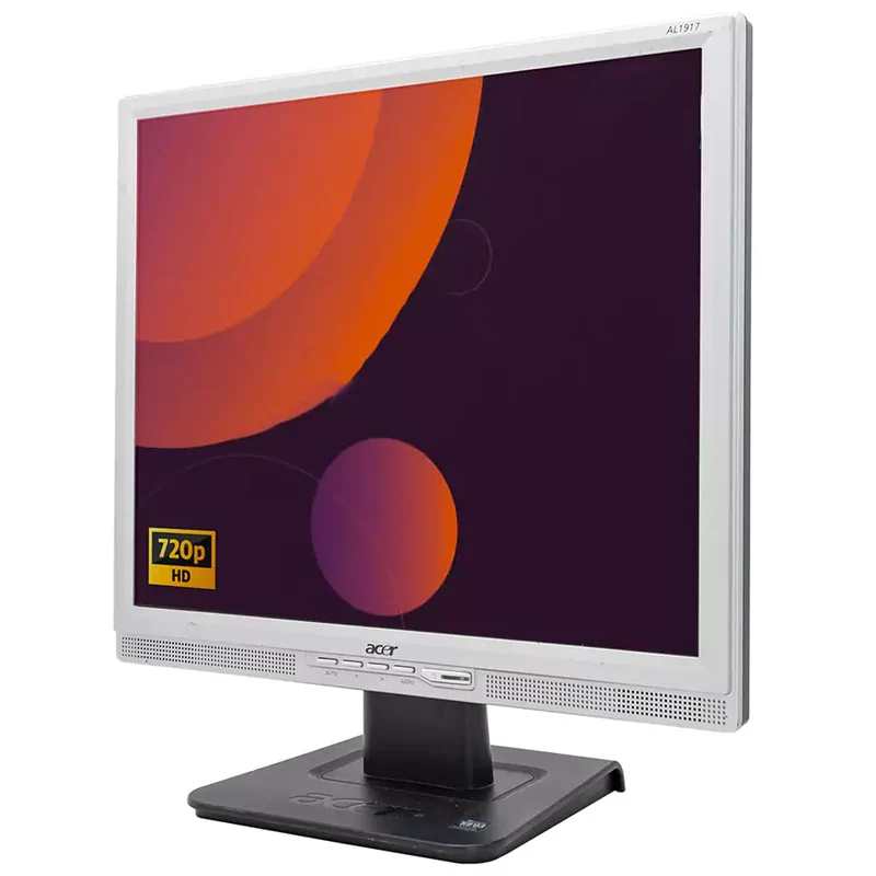 Acer AL1917 Monitor LCD 19″ Pollici 1280×1024 Pixel Tempo di risposta 5ms Luminosità 300cd/m2 Contrasto 700:1 VGA DVI