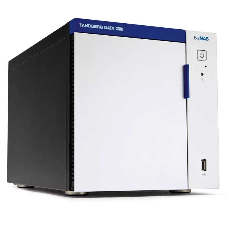 Tandberg BizNAS D400 NAS 4Bay 3.5" | 2X LAN Ethernet Gigabit VGA Tieni al sicuro i tuoi dati importanti e crea backup automatici
