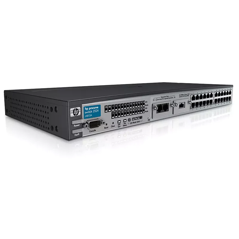 HP ProCurve 2524 J4813A Switch di rete Managed L2 24 Porte Fast Ethernet (10/100) Montaggio a rack 1U amplia la tua infrastruttura di rete