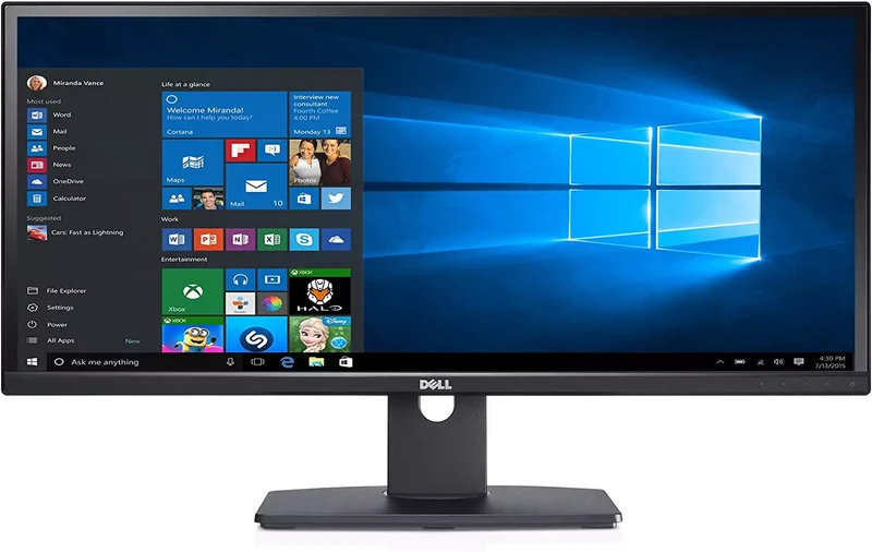 DELL UltraSharp U2913WM Monitor LED IPS 29" 2560x1080 Pixel FullHD 21:9 Tempo di risposta 8ms USB VGA DVI HDMI Display Port