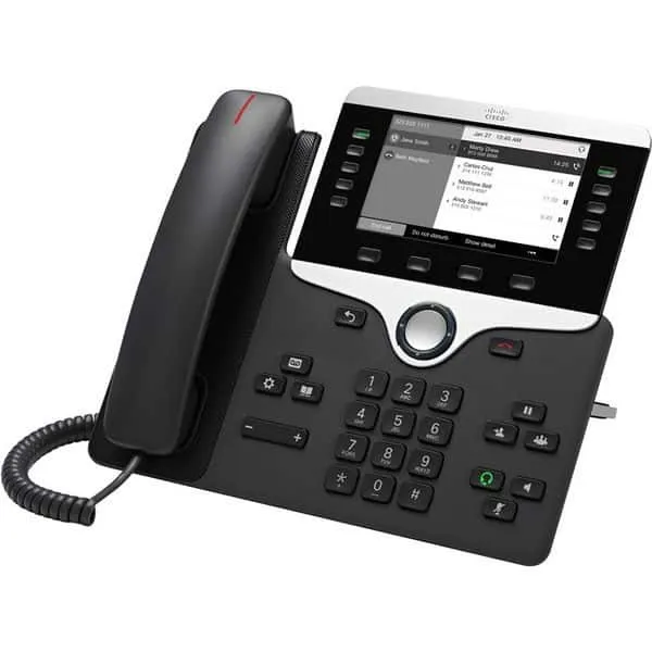 Cisco CP-8811 Telefono IP a 5 linee dal design ergonomico display da 5" porta Ethernet PoE perfetto per reception ed uffici