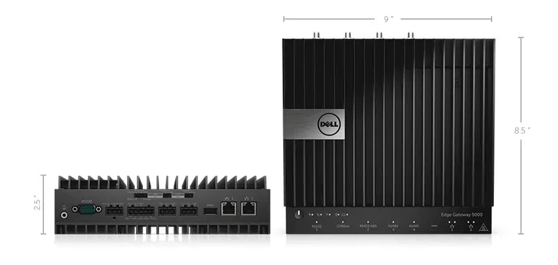 Dell Edge Gateway serie 5000 USB HDMI 2xEthernet 4xAntenne supporto per montaggio a parete Sicurezza della tua rete aziendale garantita
