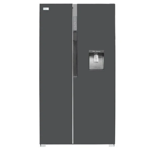 NASCO SIDE BY SIDE 527L + DISP BLACK MIRROR FRIDGE NASSB2-64S