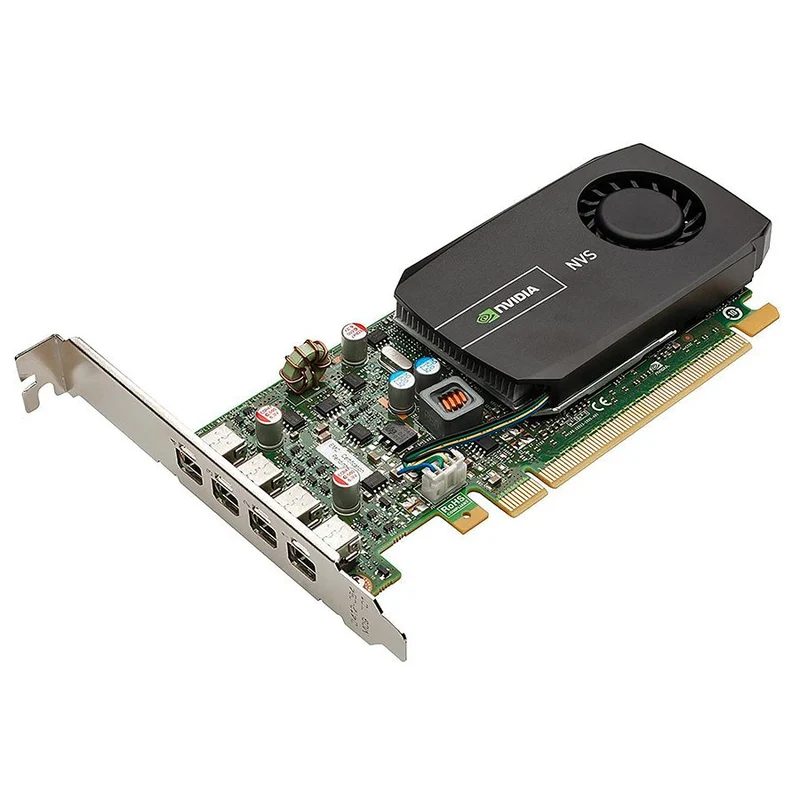 Nvidia NVS 510 Scheda video con 2Gb di ram perfetta per gestire fino a 4 monitor 4x mini Display Ports Low Profile