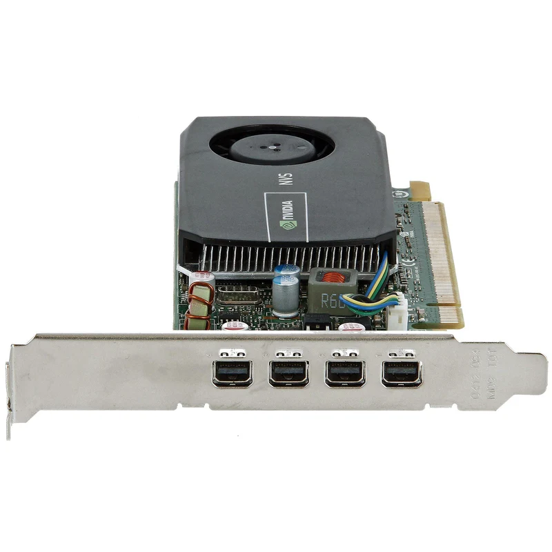 Nvidia NVS 510 Scheda video con 2Gb di ram perfetta per gestire fino a 4 monitor 4x mini Display Ports Low Profile