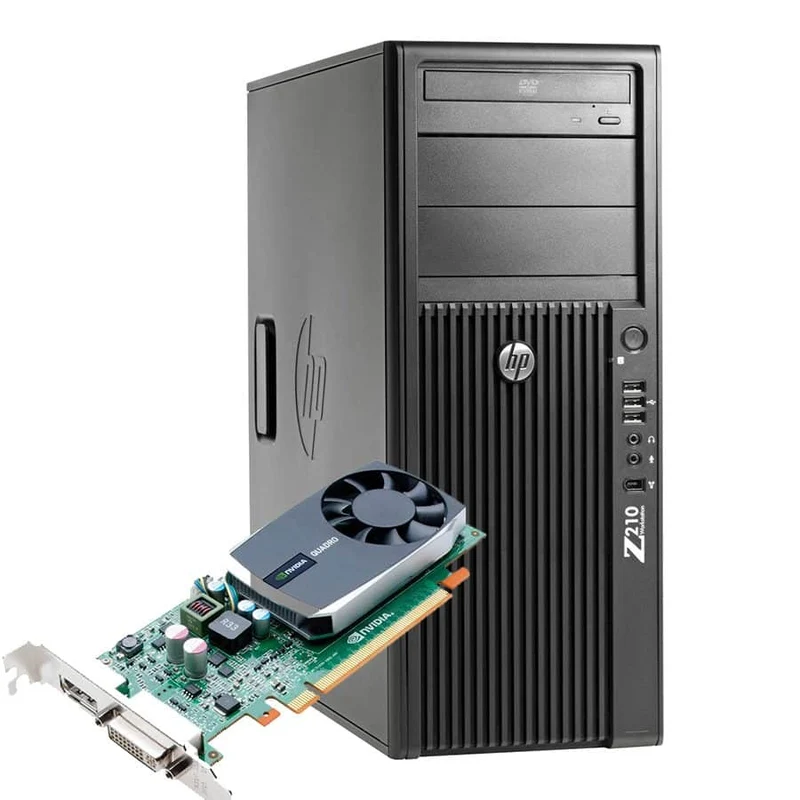 HP Z210 Workstation | Intel Core i3-2120 3.3Ghz | Ram 8Gb | SSD 256Gb | Nvidia Quadro 600 | Windows 10 Pro La workstation economica che non ti aspetti
