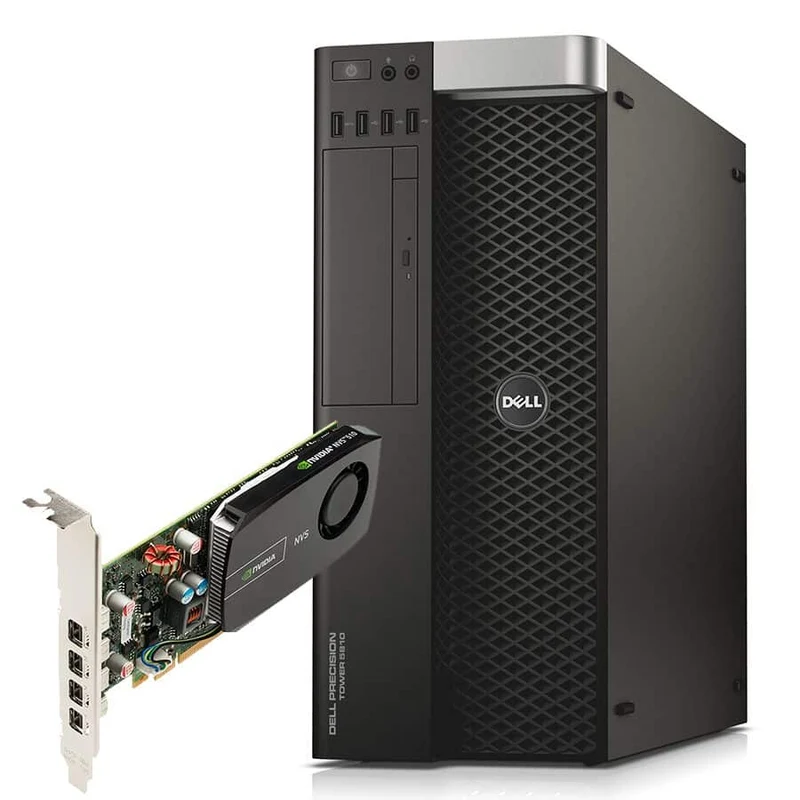 DELL Precision Tower 7810 Workstation | 2x Intel Core Xeon E5-2620 2Ghz | 32Gb Ram | SSD 1Tb + 3Tb | Nvidia NVS510 2GB | Windows 11 Pro