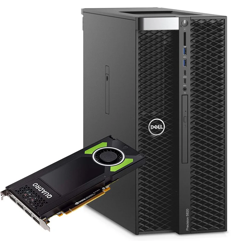 Dell Precision 5820 Workstation | Intel Xeon W-2125 4Ghz | Ram 32Gb | SSD 1TB | Nvidia Quadro P4000 | Windows 11 Pro La workstation sorprendente