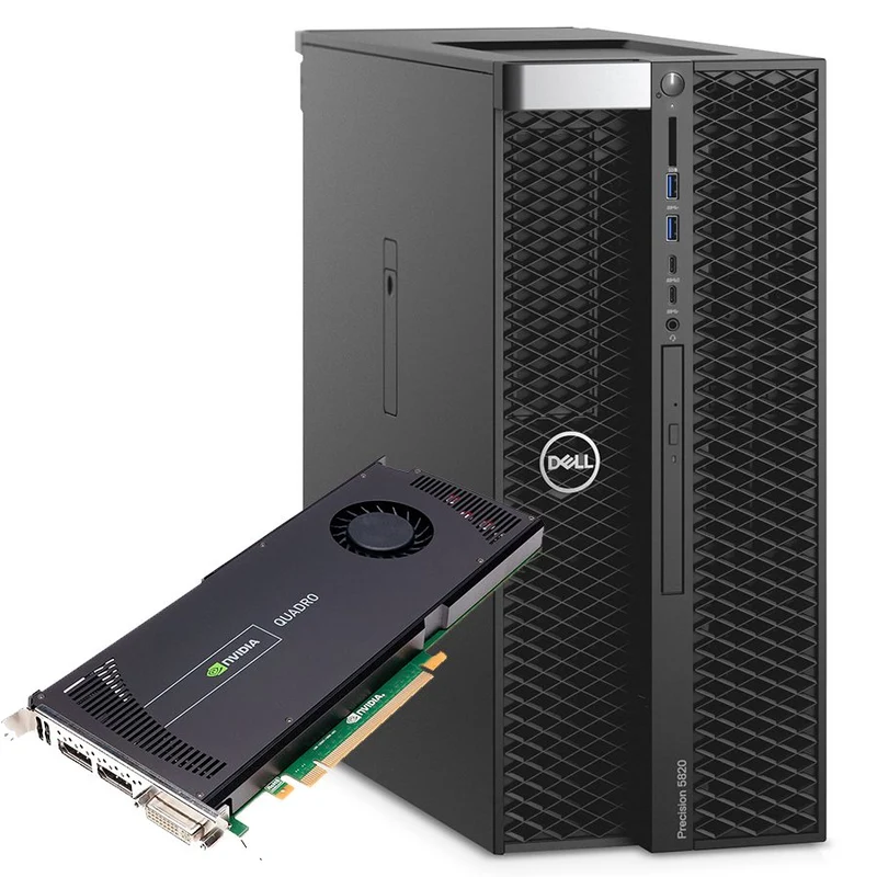 Dell Precision 5820 Workstation | Intel Xeon W-2125 4Ghz | Ram 32Gb | SSD 1TB | Nvidia Quadro P4000 | Windows 11 Pro La workstation sorprendente
