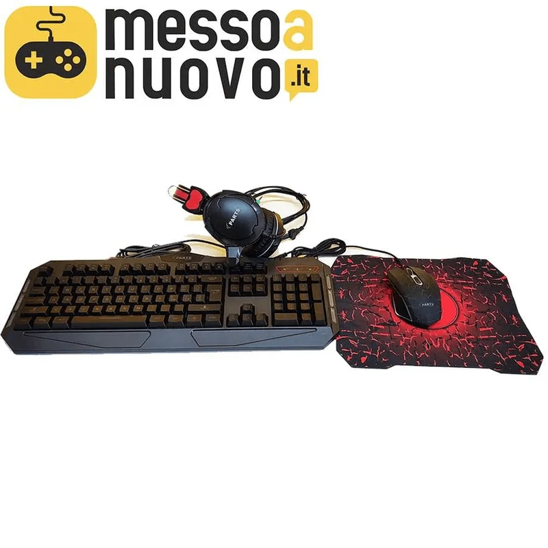 Pc Gaming Comet | Intel Core i5-10400F 6Cores | Ram 16/32Gb | SSD M.2 nvme 500Gb | Nvidia GTX 1050Ti 4Gb | WiFi | Windows 11 Pro + Kit Mouse, tastiera, cuffie RGB Il PC Gaming perfetto per il FullHD