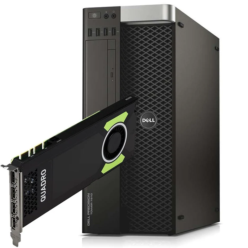 DELL Precision Tower 7810 Workstation | 2x Intel Core Xeon E5-2609 | 32Gb Ram | SSD 1Tb + 3Tb | Nvidia Quadro M4000 8Gb | Windows 11 Pro