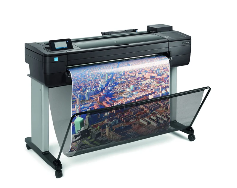 HP Designjet T730 Plotter da stampa per grandi formati Wi-Fi Getto termico d'inchiostro A colori 2400x1200 DPI A0 4 Colori 82 lb/h