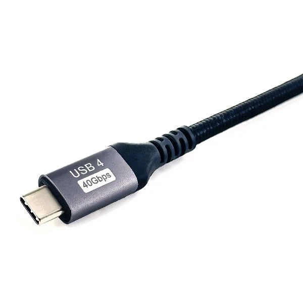 Equip 128381 Cavo USB 4 Gen 3 da C a C, M/M, 1,2 m, PD3.1 240W, 8K/60Hz, 40Gbps, nero
