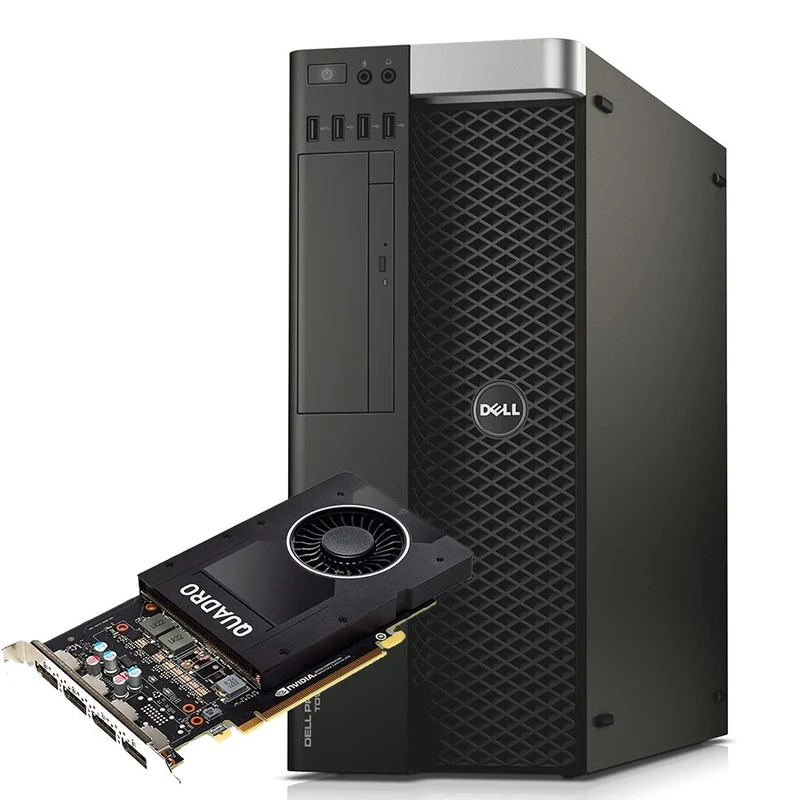 DELL Precision Tower 7810 Workstation | 2x Intel Core Xeon E5-2609 | 32Gb Ram | SSD 1Tb + 3Tb | Nvidia Quadro P2000 5Gb | Windows 11 Pro