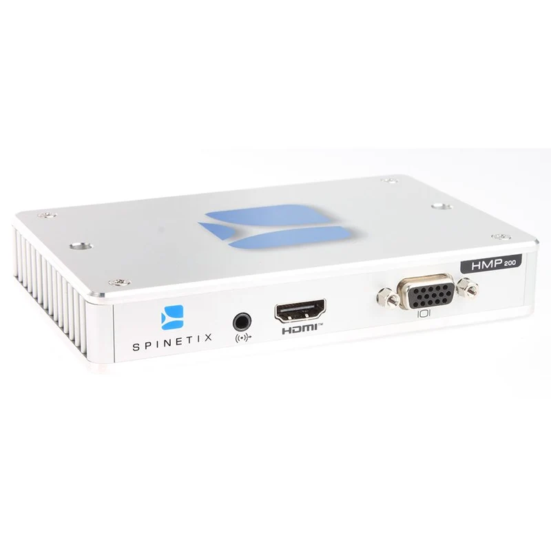 Spinetix HMP200 Perfezione definitiva in risoluzione Full HD per Video Wall e display interattivi Ethernet USB VGA HDMI