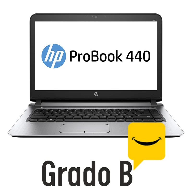 HP ProBook 440 G3 Notebook 14" FullHD | Intel Core i5-6200U 2.3Ghz | Ram 12Gb | SSD 256Gb | Tastiera ITA | Windows 10 Pro Grado B