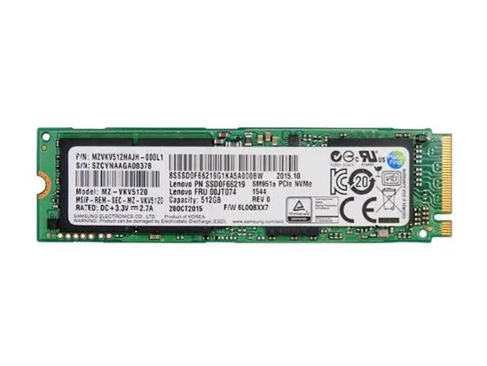 Samsung SM951a SSD M.2 NVMe 512Gb - 960G SM951a, MZ-VKV5120, MZVKV512HAJH-000L1 Il disco più veloce sul mercato